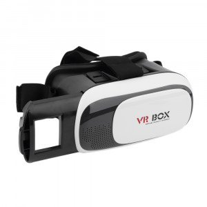 VR BOX VIRTUAL REALITY 3D SMART GLASS (2ND GENERATION)-Black & White