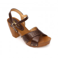 Apex Moochie Ladies High Block Heel (82551A75)
