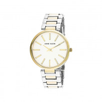 Anne Klein Two-Tone Stainless-Steel Fashion Ladies Watch (AK/2787SVTT)
