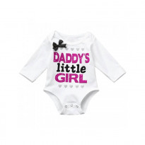 Baby Girl Long Sleeve Bodysuit Daddy's Little Girl