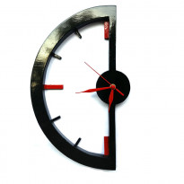 Hovel Half Wheel Design Wall Clock HCMD8