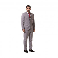 Menson Light Grey Men's Suit