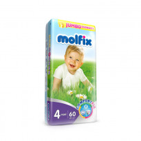 Molfix Jumbo Maxi Belt 7-14Kg Boy & Girl- 60 Pcs (Turkey)