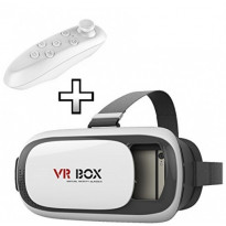 VR BOX VIRTUAL REALITY 3D SMART GLASS (2ND GENERATION) With Remote Control