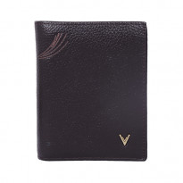 Apex Venturini Men's Leather Wallet (07113A57) - Black