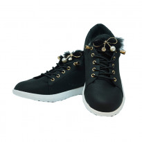 Stylish Ladies Sneaker (0815B)-Black