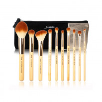 Jessup 10 PCS Bamboo Brushes Set - (T143)