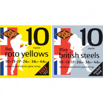 Rotosound Rotos (R10) & Rotosound British Steels (BS10) Combo