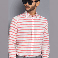 Striped Full Sleeve Classic Collar for Men (3022)