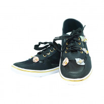 Stylish Ladies Sneaker (9830B)-Black