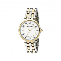 Anne Klein Gold Stainless-Steel Japanese Quartz Fashion Ladies Watch (AK/2701WTTT)