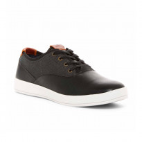 Aldo Yilan Leather Canvas Sneaker Black