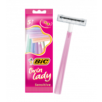 Bic Twin Lady Shaver 5pcs Combo Pack