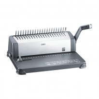 Deli 21 Hole Binding Machine 425 Sheets (E3872) - Grey