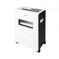 Deli Paper Shredder 8 Sheets (9911) - White and Black