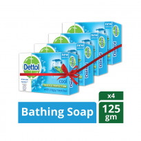 Dettol Soap Cool Quad Pack Combo (125g)