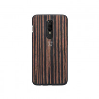 OnePlus 6 Ebony Wood Bumper Case