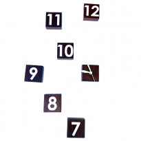 Hovel 3X3 Design Wall Clock HCBT16B 