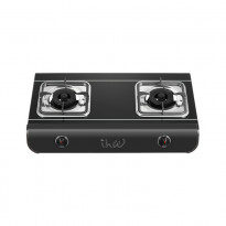 IHW Double Gas Burner (IGC2305A)-Black
