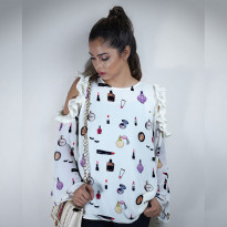 Outlook Fashion Top for Women (OWWFT-18012)