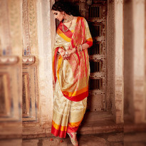 Original Indian Katan Saree - INDSC-1B