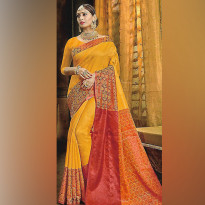 Original Indian Katan Saree - INDSC-3B