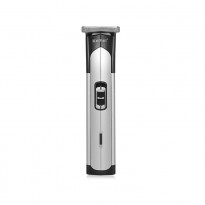Kemei Electric Hair Trimmer (KM-723)- Silver & Black