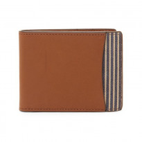 Fossil Knox Leather Bi-Fold ID Flap Wallet