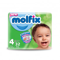 Molfix Twin Maxi (Belt) 7-18Kg Boy & Girl- 32 Pcs (Turkey)