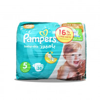 Pampers Belt 11-18Kg Boy & Girl- 38 Pcs (Kingdom of Saudi Arabia)