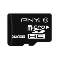 PNY 32GB Micro SD Class-10 Memory Card - Black