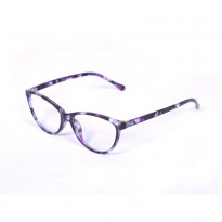 Floral Printed Optical Frame (Sp 2001) - Black & Purple